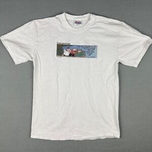 VTG Frank and Ernest Comic Strip T Shirt Adult‎ Medium 2000s Y2K Cartoon Graphic